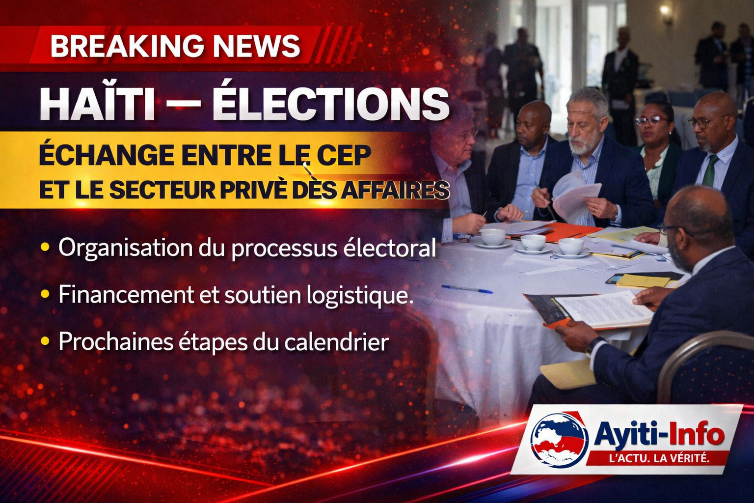Haïti - Élections : Le Décret électoral adopté à l’unanimité en Conseil des Ministres
