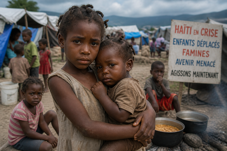 Enfants déplacés, faim et peur : la génération haïtienne qu’on ne doit pas abandonner