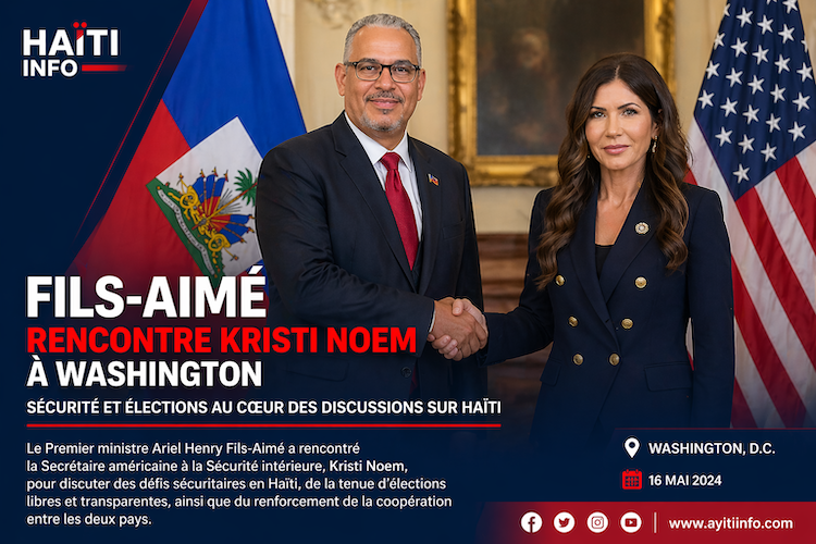 Fils-Aimé et Kristi Noem : sécurité, stabilité et élections au menu d’un tête-à-tête sensible