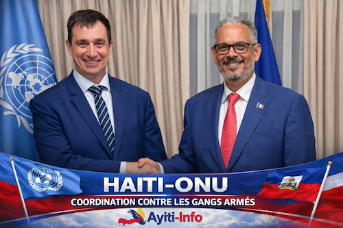 Face aux gangs, le gouvernement haïtien resserre son axe avec l’ONU