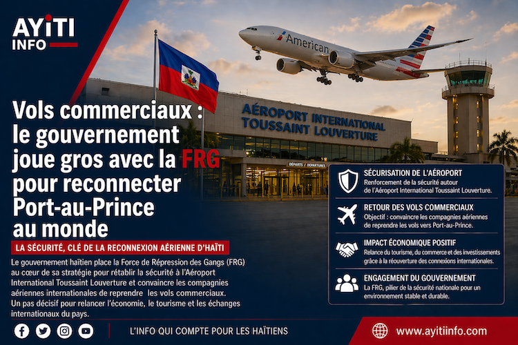 Vols commerciaux : le gouvernement joue gros avec la FRG pour reconnecter Port-au-Prince au monde