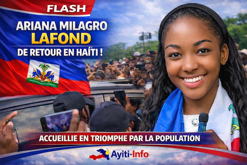 Ariana rentre au pays : la jeunesse haïtienne salue une nouvelle figure d’inspiration