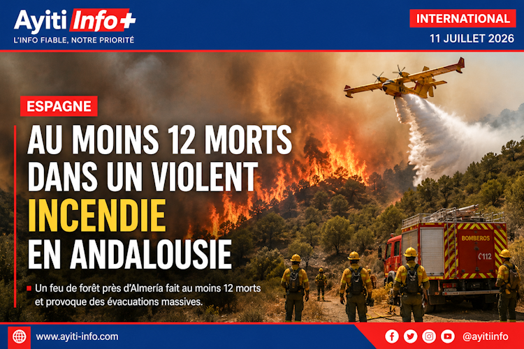 Espagne : au moins 12 morts dans un violent incendie en Andalousie