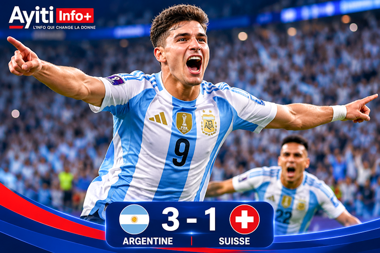 Argentine–Suisse 3-1 : Julián Álvarez surgit dans la nuit, Lautaro ferme la porte et l’Albiceleste file en demi-finale