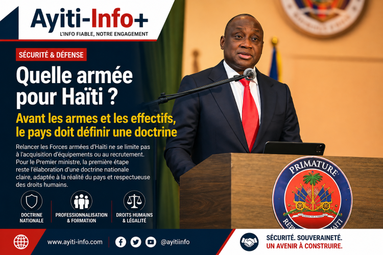 Quelle armée pour Haïti ? Avant les armes et les effectifs, le pays doit définir une doctrine