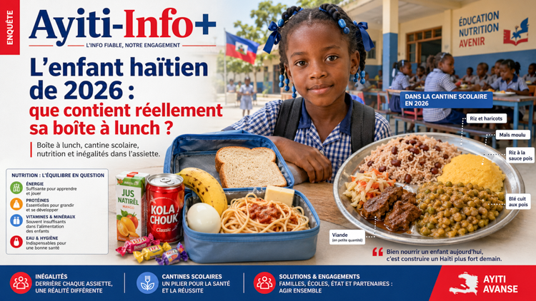 L’enfant haïtien de 2026 : que contient réellement sa boîte à lunch ?