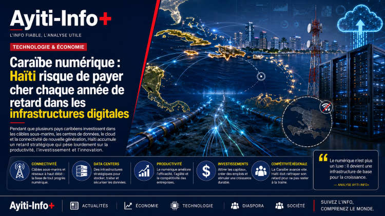 Caraïbe numérique : Haïti risque de payer cher chaque année de retard dans les infrastructures digitales