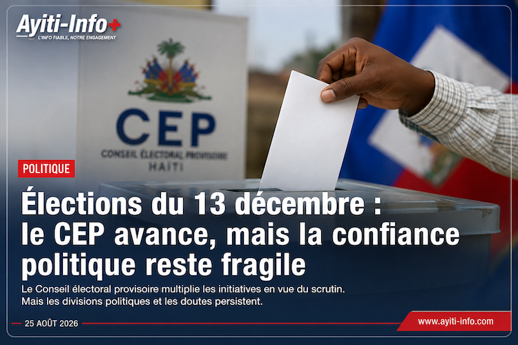 Élections du 13 décembre : le CEP avance, mais la confiance politique reste fragile