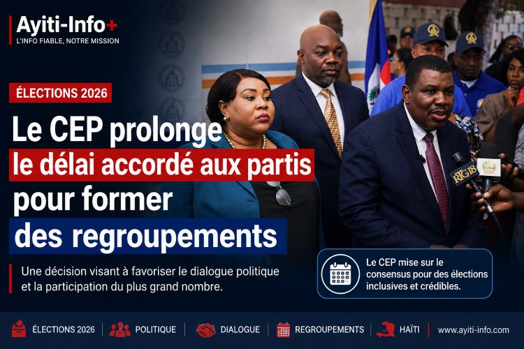 Élections 2026 : le CEP prolonge le délai accordé aux partis pour former des regroupements