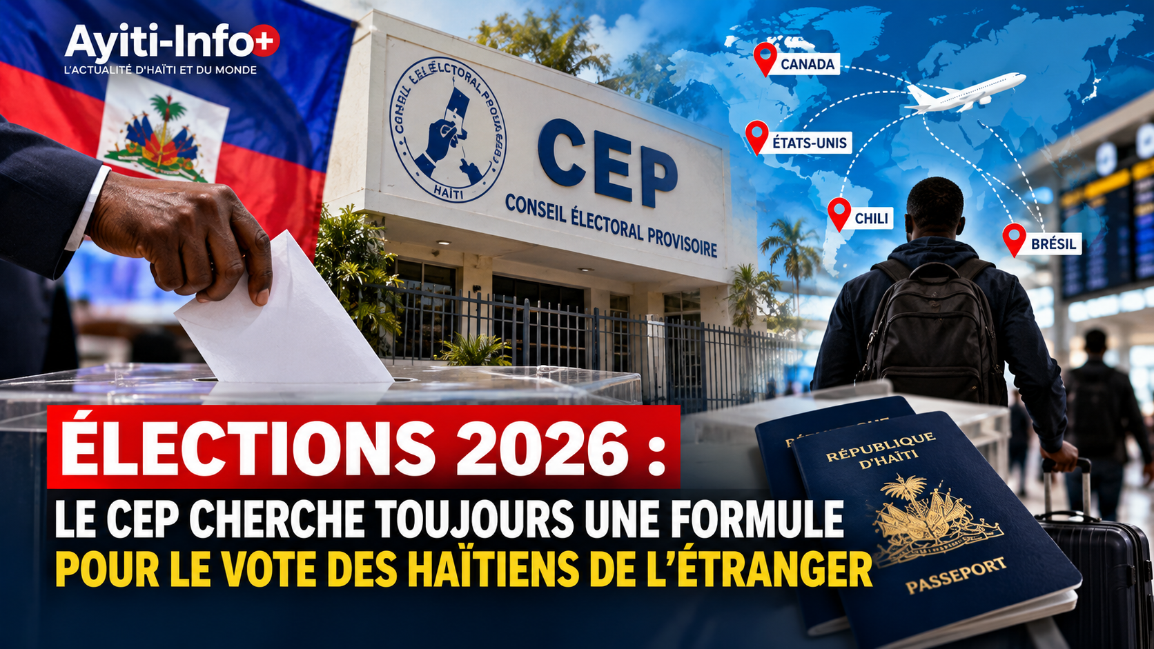 Élections 2026 : le CEP cherche toujours une formule pour le vote des Haïtiens de l’étranger