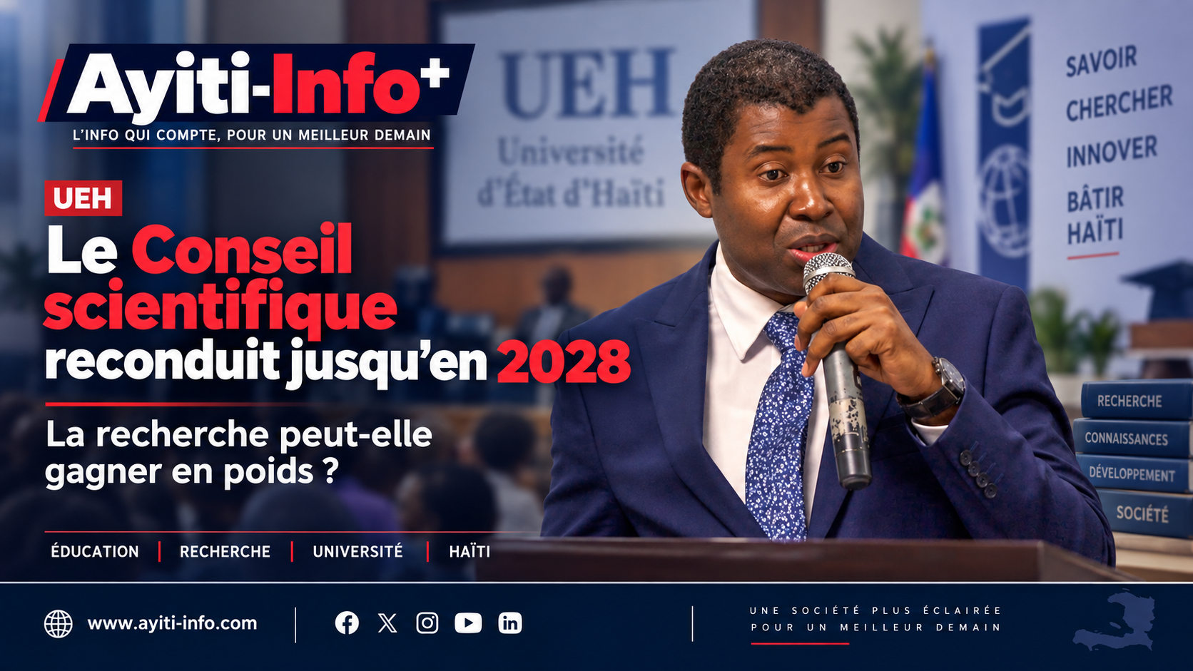 UEH : le Conseil scientifique reconduit jusqu’en 2028 — la recherche peut-elle gagner en poids ?