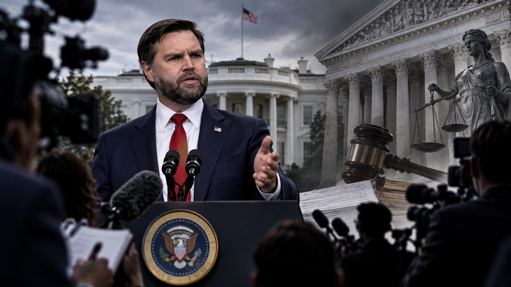Maison-Blanche : JD Vance défend le retrait d’accès de CNN, MS NOW et Politico — la bataille se déplace devant la justice