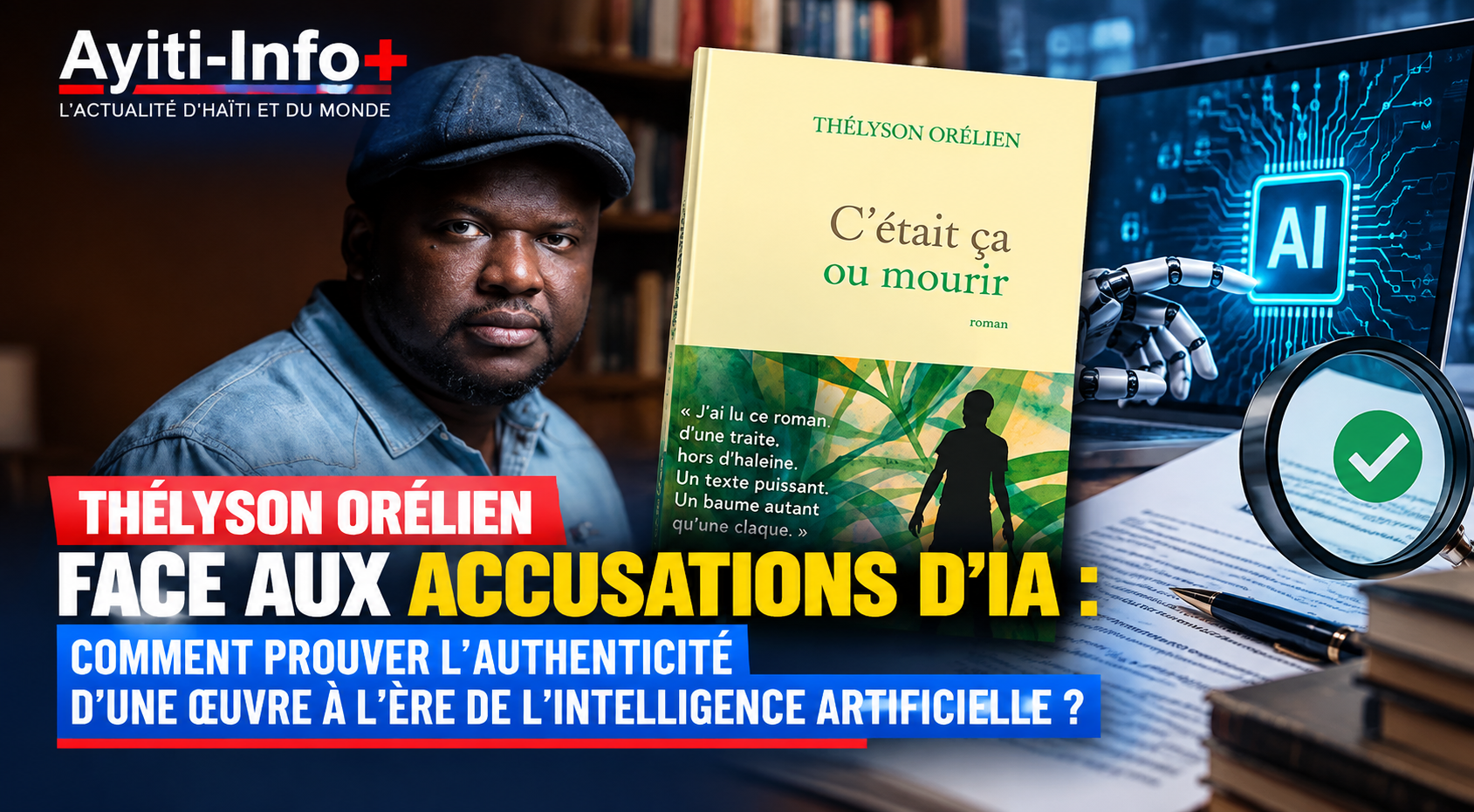 Thélyson Orélien face aux accusations d’IA : comment prouver l’authenticité d’une œuvre à l’ère de l’intelligence artificielle ?