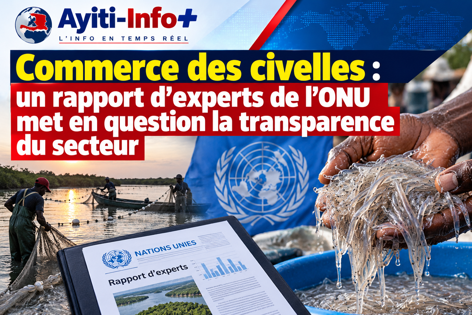 Commerce des civelles : un rapport d’experts de l’ONU met en question la transparence du secteur