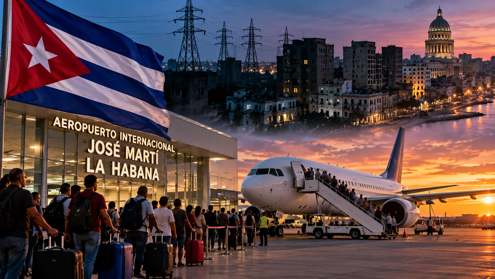 Crise énergétique à Cuba : un vol supplémentaire organisé depuis La Havane