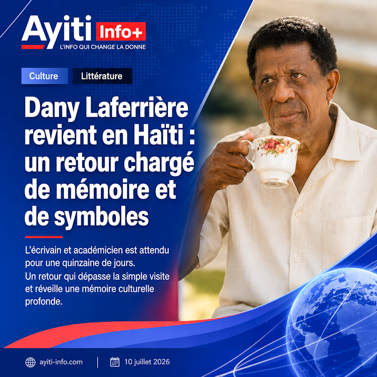 Dany Laferrière revient en Haïti : quand la mémoire retrouve sa terre