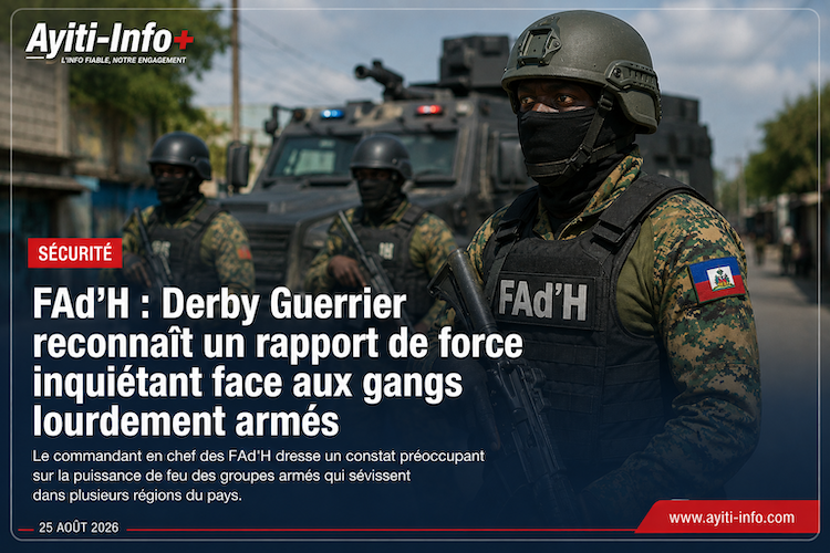 FAd’H : Derby Guerrier reconnaît un rapport de force inquiétant face aux gangs lourdement armés
