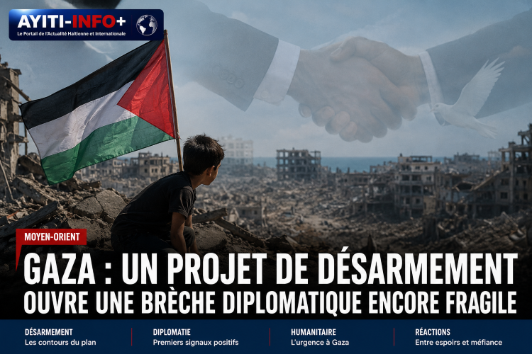Gaza : un projet de désarmement ouvre une brèche diplomatique encore fragile
