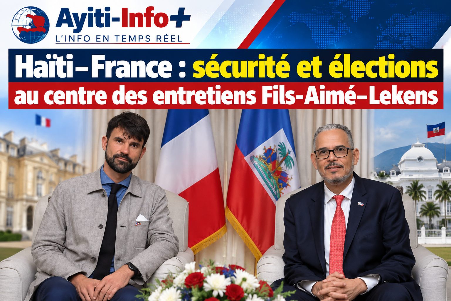 Haïti–France : sécurité et élections au centre des entretiens Fils-Aimé–Lekens