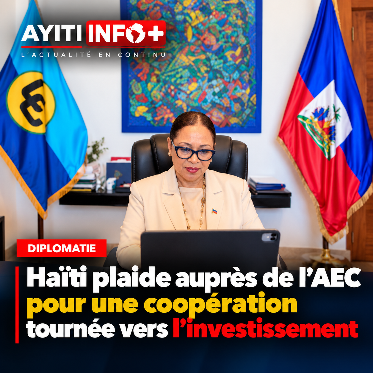 Haïti plaide auprès de l’AEC pour une coopération tournée vers l’investissement