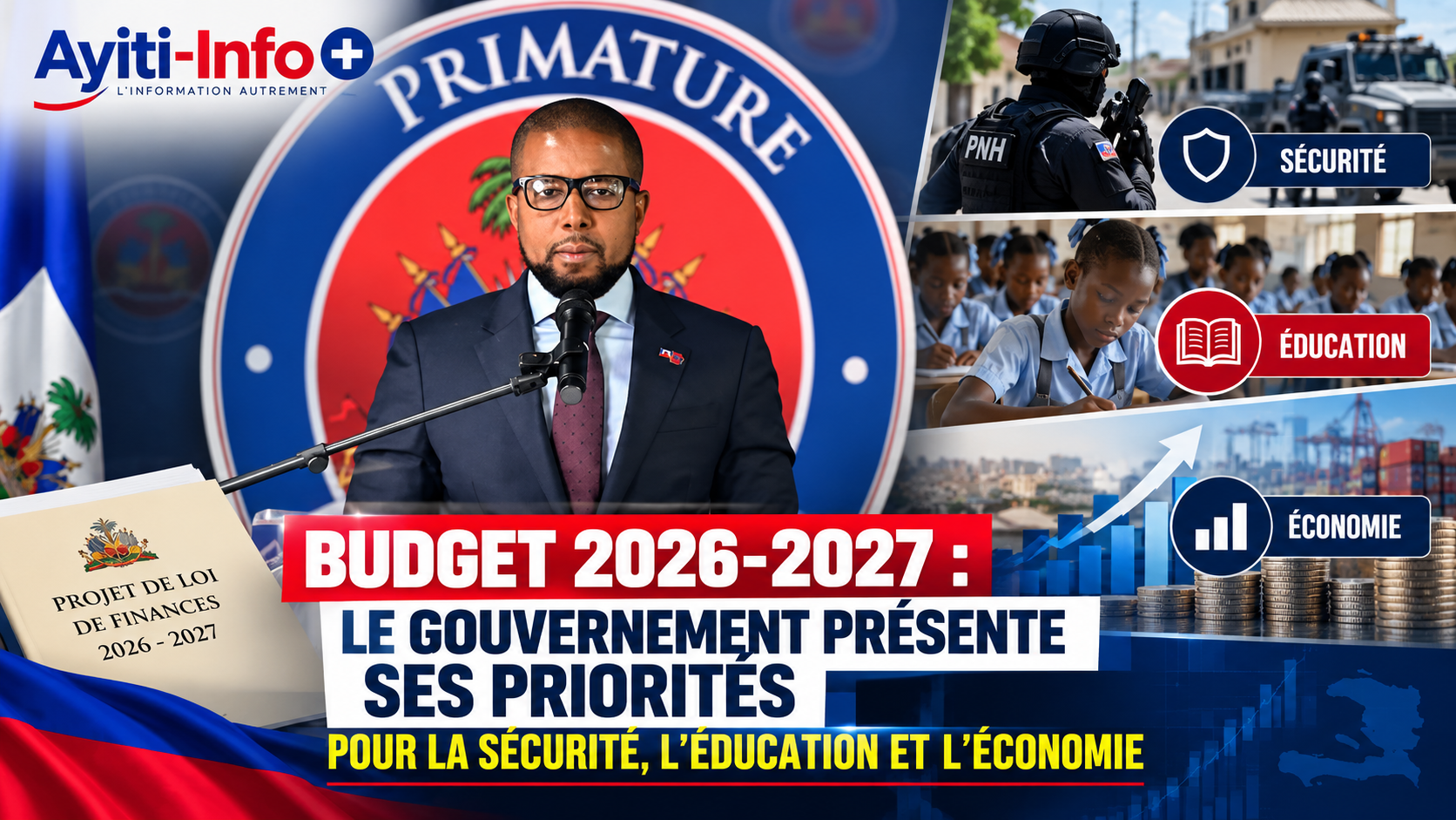 Budget 2026-2027 : le gouvernement présente ses priorités pour la sécurité, l’éducation et l’économie