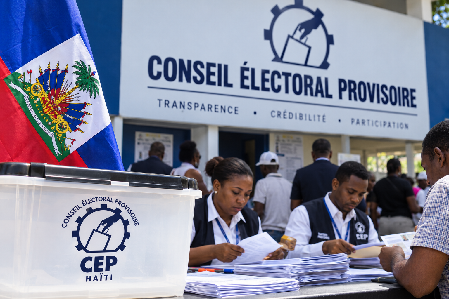 Élections en Haïti : 36 partis atteignent le seuil des 30 000 membres, selon un bilan du CEP