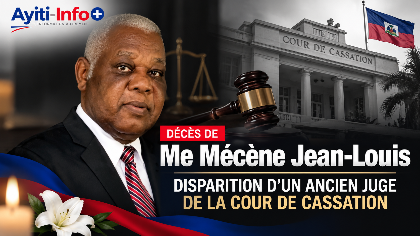 Décès de Me Mécène Jean-Louis : disparition d’un ancien juge de la Cour de cassation
