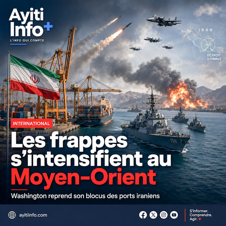 Les frappes s’intensifient au Moyen-Orient, Washington reprend son blocus des ports iraniens