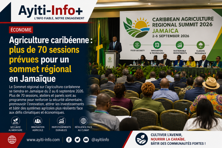 Agriculture caribéenne : plus de 70 sessions prévues pour un sommet régional en Jamaïque