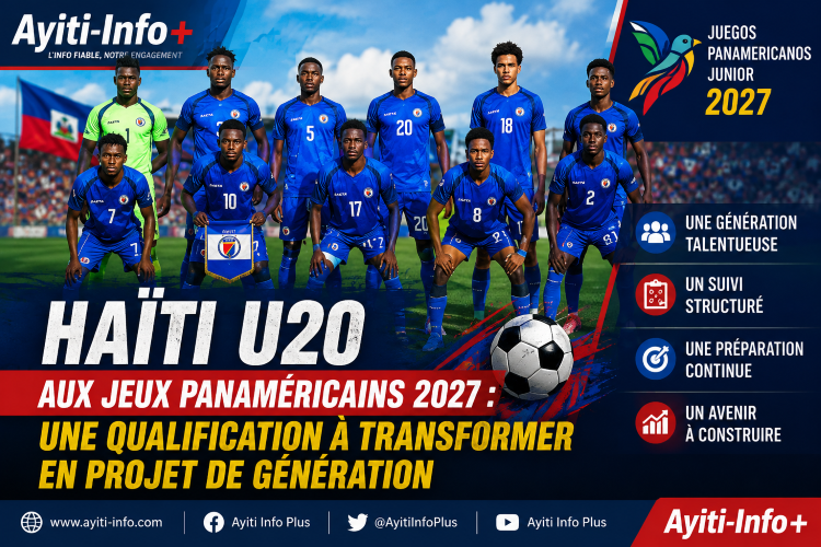 Haïti U20 aux Jeux panaméricains 2027 : une qualification à transformer en projet de génération