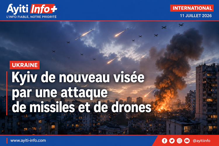 Ukraine : Kyiv de nouveau visée par une attaque de missiles et de drones