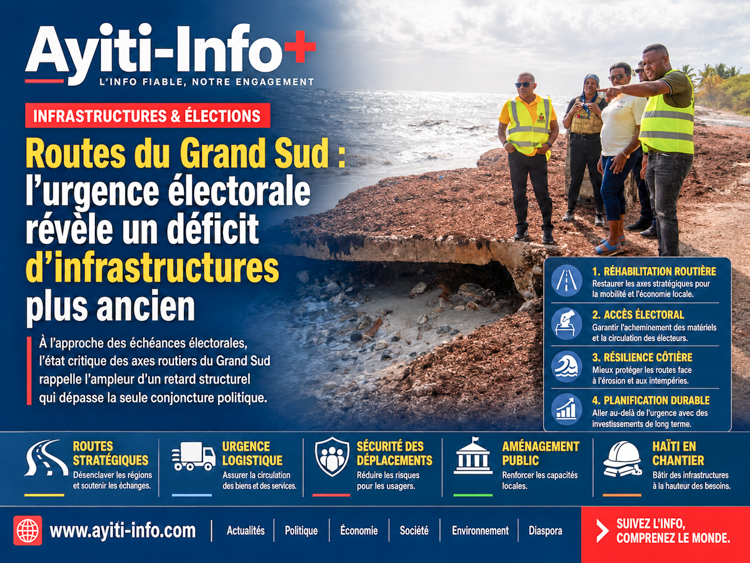 Routes du Grand Sud : l’urgence électorale révèle un déficit d’infrastructures plus ancien