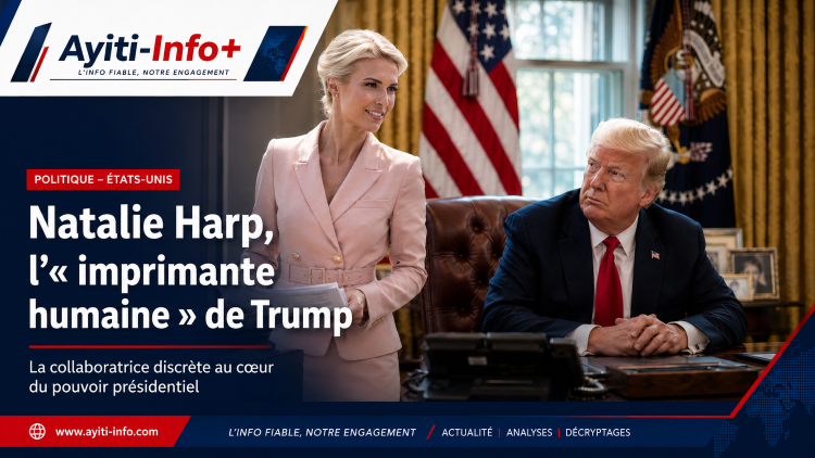 Natalie Harp, l’« imprimante humaine » de Trump : la collaboratrice discrète au cœur du pouvoir présidentiel