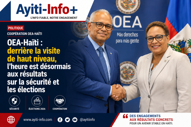 OEA-Haïti : derrière la visite de haut niveau, l’heure est désormais aux résultats sur la sécurité et les élections