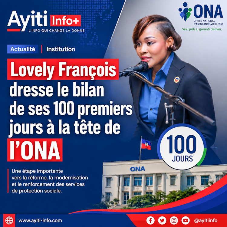 Lovely François dresse le bilan de ses 100 premiers jours à la tête de l’ONA