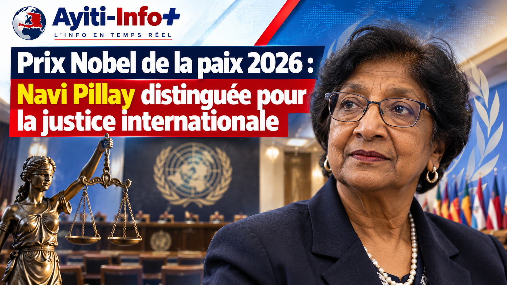 Prix Nobel de la paix 2026 : Navi Pillay distinguée pour la justice internationale