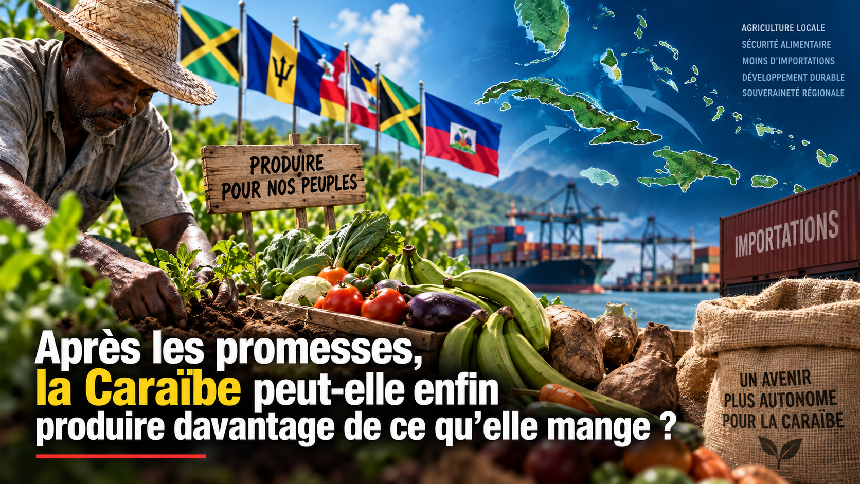 Après les promesses, la Caraïbe peut-elle enfin produire davantage de ce qu’elle mange ?