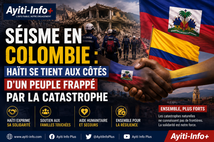Séisme en Colombie : Haïti se tient aux côtés d’un peuple frappé par la catastrophe