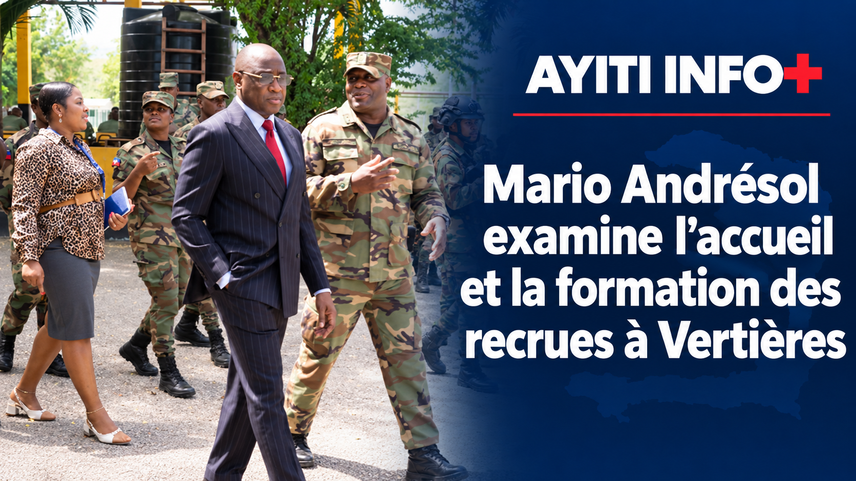 Mario Andrésol examine l’accueil et la formation des recrues à Vertières